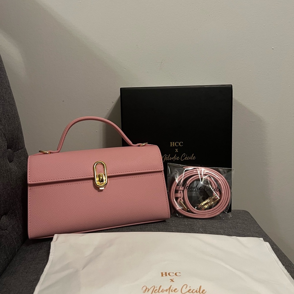 HCC x Dress Up Your Purse - Madison Bag in baby pink